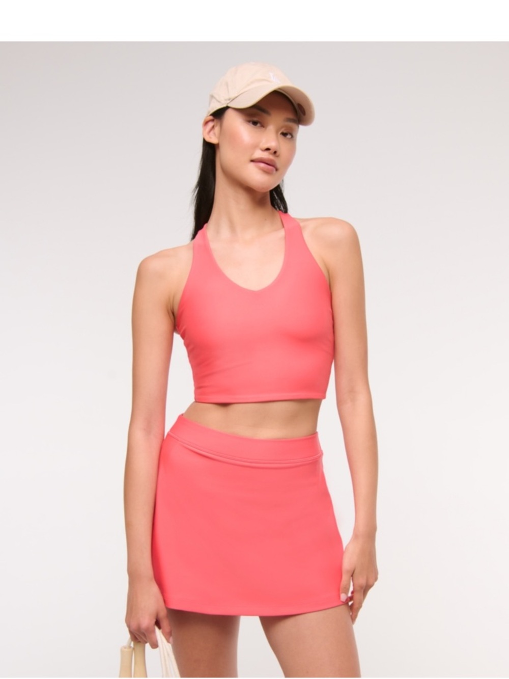 Abercrombie and Fitch Skort NWT- Coral Pink